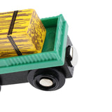 Maxbell Wooden Magnetic Train Carriage for Toy Trains Accessories Forage Carriage