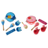 Maxbell Music Instrument Baby Music Instrument Toy Handclap Drum Set Blue