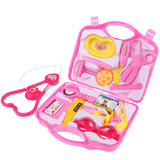 Maxbell Doctor Kit Pretend Play Medical Set Doctor Nurse Game Playset Toys Pink