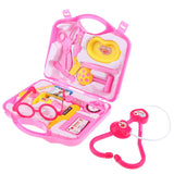 Maxbell Doctor Kit Pretend Play Medical Set Doctor Nurse Game Playset Toys Pink