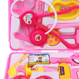 Maxbell Doctor Kit Pretend Play Medical Set Doctor Nurse Game Playset Toys Pink