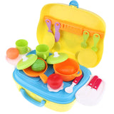 Maxbell Kitchen Cooking Set Vegetable Playset Toy for Kids Toddler Pretend Play Food