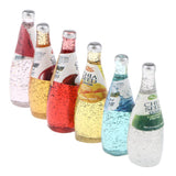 Maxbell 6 Pieces 1:12 Dollhouse Miniature Cocktail Bottles Model Kitchen Drink Accs