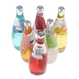 Maxbell 6 Pieces 1:12 Dollhouse Miniature Cocktail Bottles Model Kitchen Drink Accs