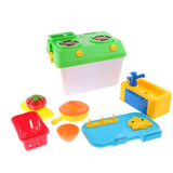 Maxbell Creative Pretend Play Kitchen Cooking Set with Accs Toy Kids Role Play Toys