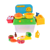 Maxbell Creative Pretend Play Kitchen Cooking Set with Accs Toy Kids Role Play Toys