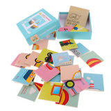 Maxbell 24 Pieces Kids Wooden Transport Puzzle Jigsaw Set Learning Educational Toy