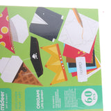 Maxbell 60pcs Colorful Square Origami Folding Paper Kids Craft Toys - Life Elements