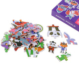 Maxbell 36 Pieces Kids Wooden Animals Puzzles Jigsaw Early Learning Educational Toy