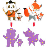 Maxbell 36 Pieces Kids Wooden Animals Puzzles Jigsaw Early Learning Educational Toy