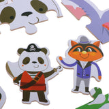 Maxbell 36 Pieces Kids Wooden Animals Puzzles Jigsaw Early Learning Educational Toy