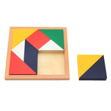 Max Wooden Square Puzzle Jigsaw Brain Teaser Game Kids Intelligence Toy