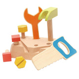 Max Wooden Construction Tools Toy Nuts Hammer Saw Set Kids Educational Toys