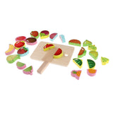 Max Wooden Cutting Food Play Set Kitchen Pretend Play Toys for Children Fruits