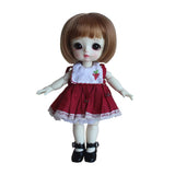 Max Adorable Doll Short Hair Bob Wig 1/8 BJD Doll Making Supplies Brown