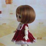 Max Adorable Doll Short Hair Bob Wig 1/8 BJD Doll Making Supplies Brown
