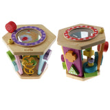 Maxbell Children Wooden Toy Multi-function Hexahedral Building Block Kids Gifts A