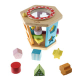 Maxbell Children Wooden Toy Multi-function Hexahedral Building Block Kids Gifts A