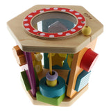 Maxbell Children Wooden Toy Multi-function Hexahedral Building Block Kids Gifts A