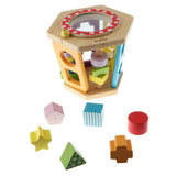 Maxbell Children Wooden Toy Multi-function Hexahedral Building Block Kids Gifts A