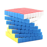 Maxbell 7x7x7 Magic Cube Speed Cube Twist Puzzle Brain Teaser Game Toy Kids Gift