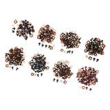 Max 100pcs Safety Doll Eyes Eyelid for DIY Teddy Bear Doll Toy Washers 12mm Brown