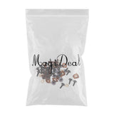 Max 100pcs Safety Doll Eyes for DIY Teddy Bear Doll Toy Washers 14mm Brown