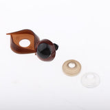 Max 100pcs Safety Doll Eyes for DIY Teddy Bear Doll Toy Washers 14mm Brown