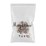 Max 100pcs Safety Doll Eyes for DIY Teddy Bear Doll Toy Washer 14mm Multicolored