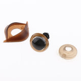 Max 100pcs Safety Doll Eyes for DIY Teddy Bear Doll Toy Washers 14mm Golden