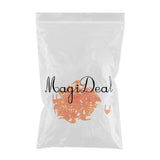 Maxbell Bag of 100 Pieces Plastic Safety Eyes Nose, For Bear Doll Stuffed Animal DIY Craft 12mm, Orange