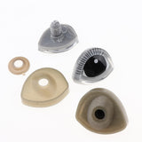 Max 10pcs Plastic Safety Eyes DIY Supplies for Stuffed Plush Soft Toy Small