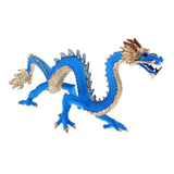 Max Realistic Animals Figures Plastic Wildlife Animal Figurine Toys Blue Dragon