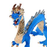 Max Realistic Animals Figures Plastic Wildlife Animal Figurine Toys Blue Dragon