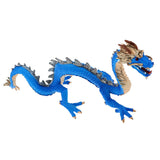 Max Realistic Animals Figures Plastic Wildlife Animal Figurine Toys Blue Dragon