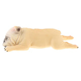 Max Realistic French Bulldog Animal Model Figures Kids Toy Gift  yellow