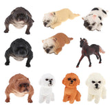 Max Realistic French Bulldog Animal Model Figures Kids Toy Gift  yellow