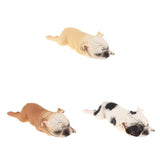 Max Realistic French Bulldog Animal Model Figures Kids Toy Gift  yellow
