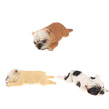 Max Realistic French Bulldog Animal Model Figures Kids Toy Gift  yellow