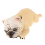 Max Realistic French Bulldog Animal Model Figures Kids Toy Gift  yellow
