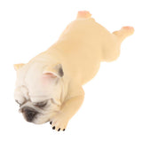 Max Realistic French Bulldog Animal Model Figures Kids Toy Gift  yellow