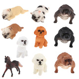 Max Realistic French Bulldog Animal Model Figures Kids Toy Gift  yellow