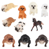 Max Realistic French Bulldog Animal Model Figures Kids Toy Gift  yellow
