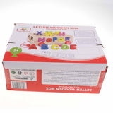 Max Toddler Wood Shape Sorter Car Pull Along Toy Block Puzzle Development Letter