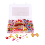 Maxbell 500 Pieces Colorful Acrylic Craft Beads Kit for Kids Girl Jewelry DIY Making