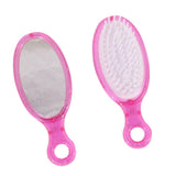 Max 18 inch Doll Pink Hair Accessories Comb Mirror Set for American Doll