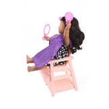 Max 18 inch Doll Pink Hair Accessories Comb Mirror Set for American Doll