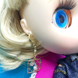 Max Fashion Doll Charming Earrings for Blythe Dolls Girl Jewelry Accessories C