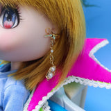 Max Fashion Doll Charming Earrings for Blythe Dolls Girl Jewelry Accessories F