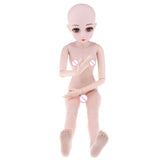 Max 1/3 Jointed Female Doll Body Part w/ Head for BJD Doll Replacement(No Music)
